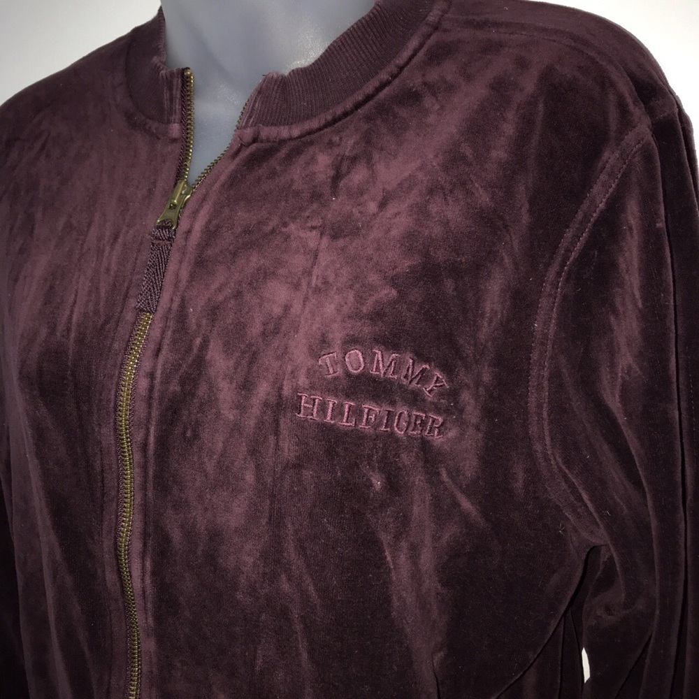 VELOUR TOMMY HILFIGER ZIP UP